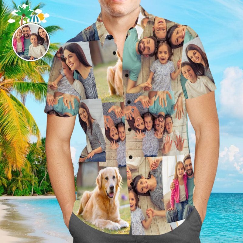 Custom Hawaiian Shirts With Photo – 5 Photos