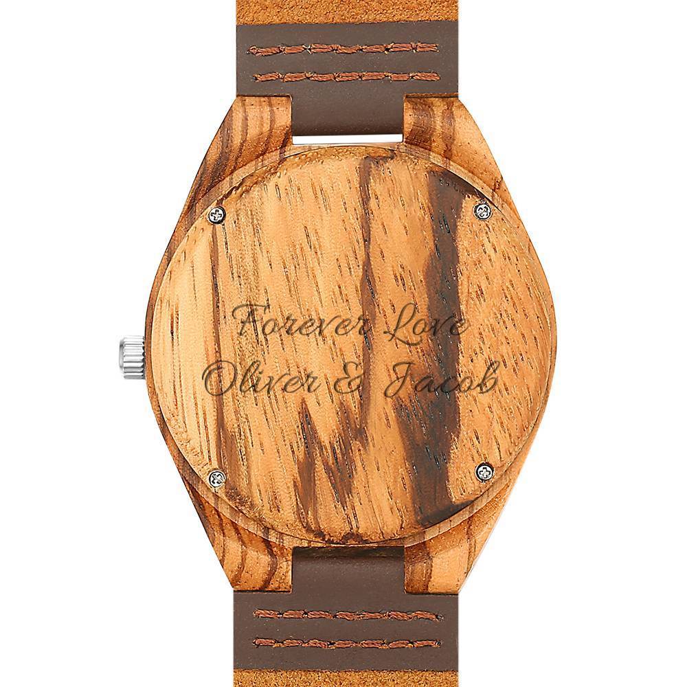 Custom Photo Wooden Watch Personalized Watch - Image 5