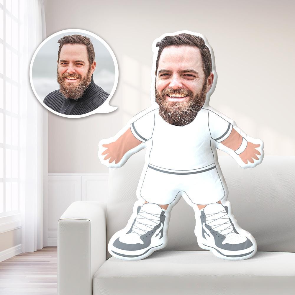 White Shirt Photo Pillow Dog Face Pillow Personalized Pet Pillow Costume MiniMe Doll - Image 2