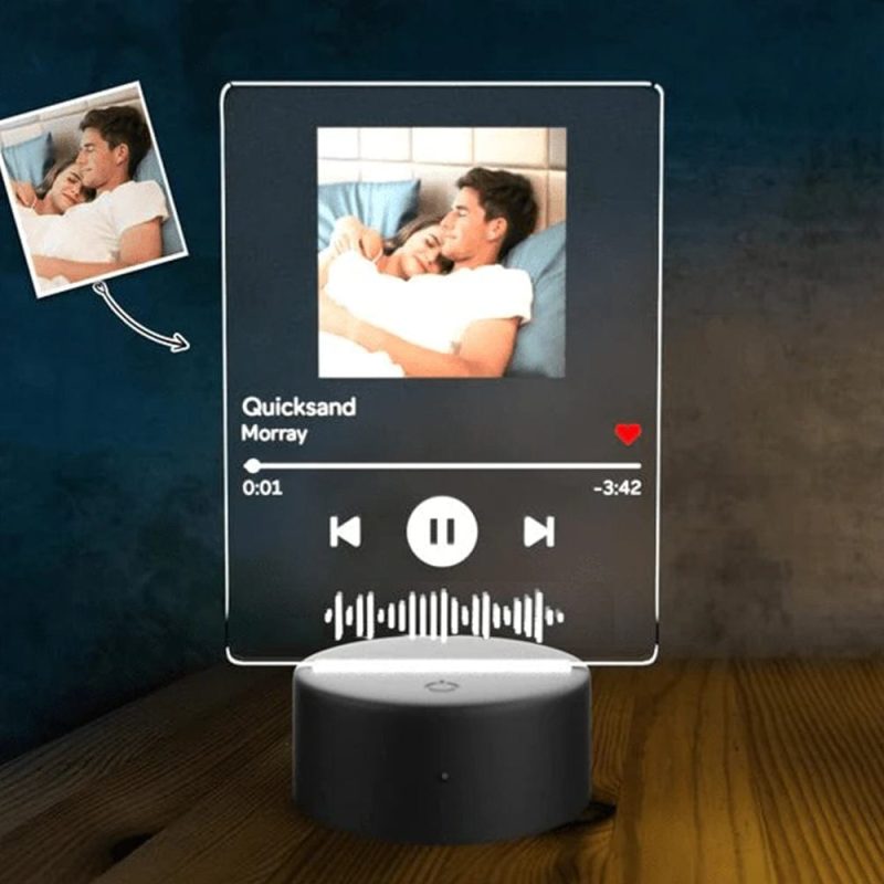 Custom Music Code Night Light with 7 Colors Christmas Day Gifts