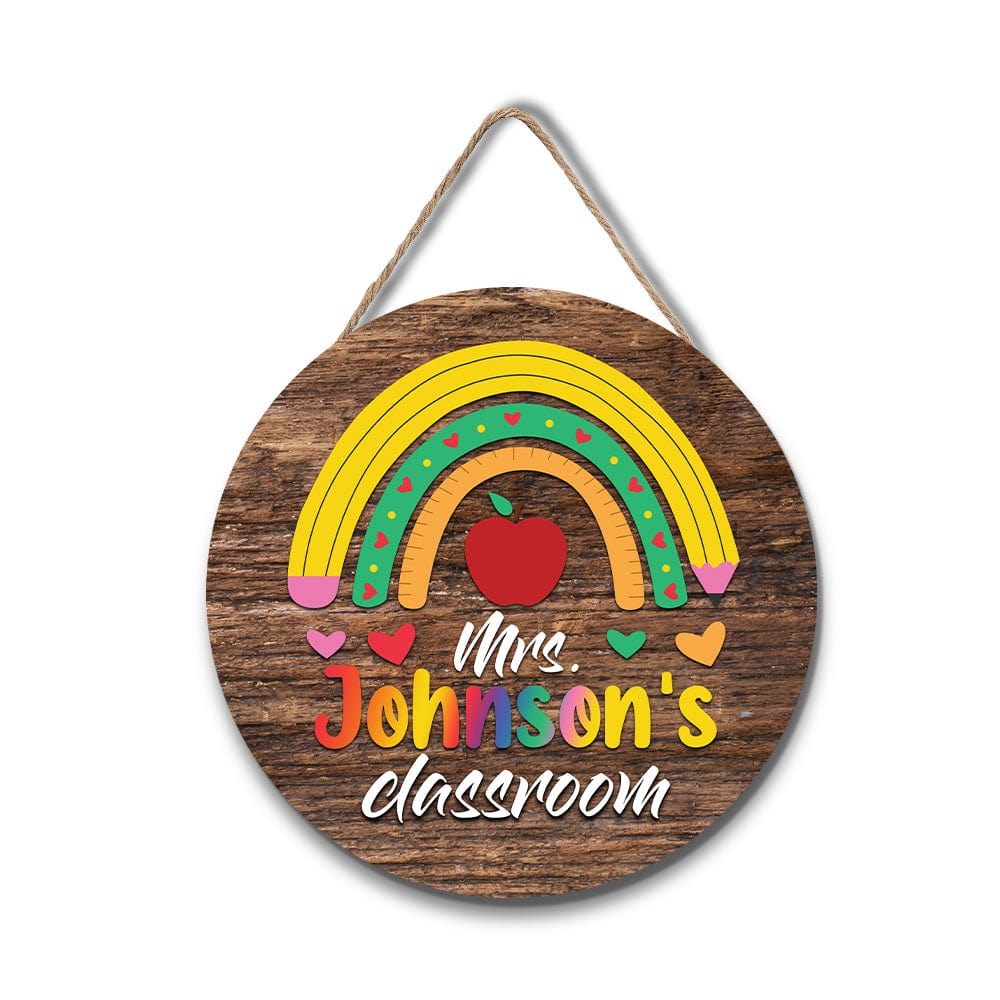 Teacher Appreciation Gifts Custom Teacher Name Sign for Door - Image 5