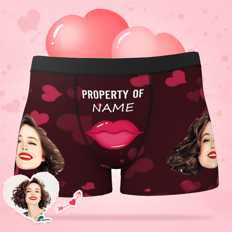Long Distance Relationship Gift Custom Boxer Valentines Day Gifts For Him