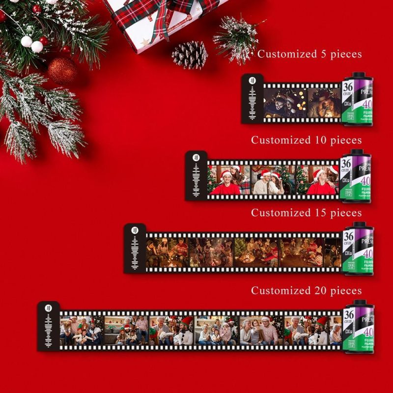 Film Keychain Custom Music Keychain Christmas Gifts Green