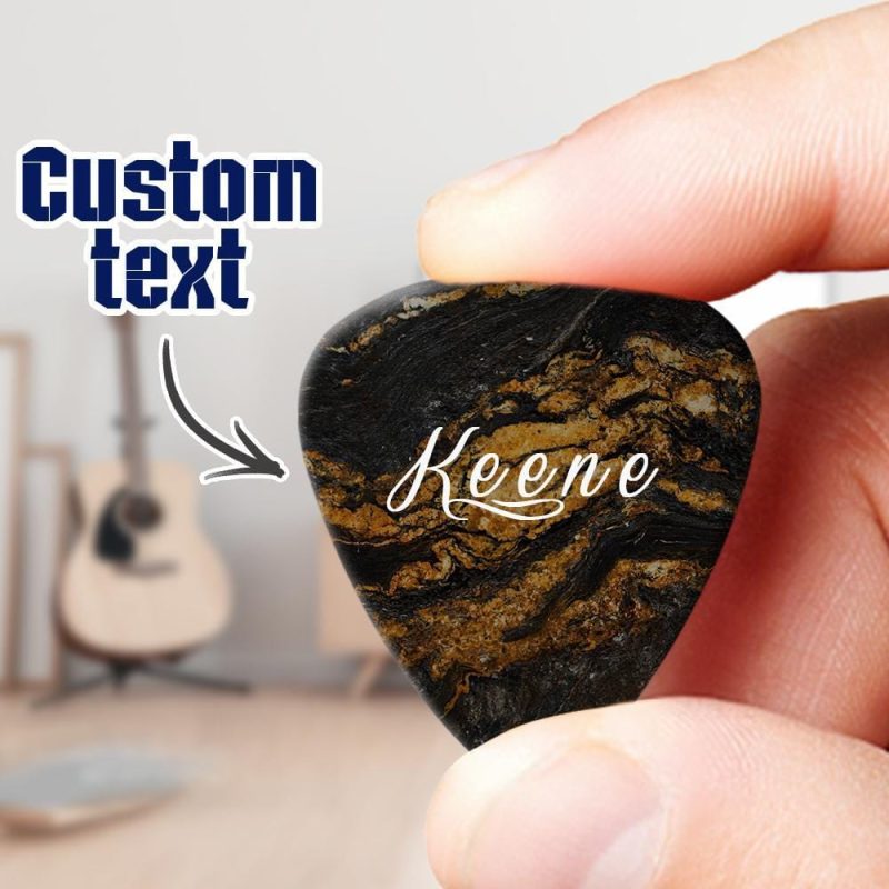 Music Lover Gift Engraved Guitar Pick Gift – 6pcs