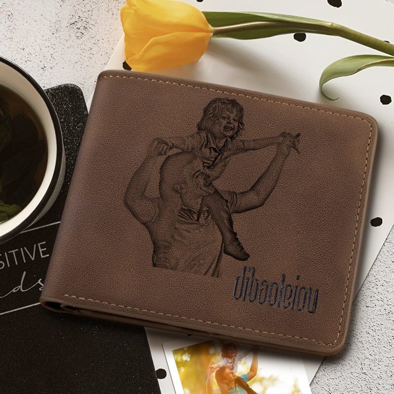 Men’s Custom Photo Wallet – Best Gift For Dad