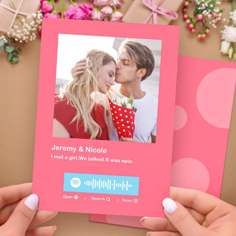 Spotify Photo Postcards Valentine’s Day Gifts