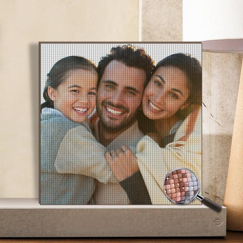 Father’s Day Gift Custom Diamond Painting Gift For Dad – 5 Sizes