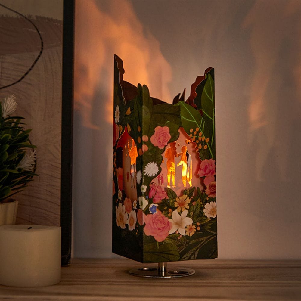 Mother Silhouette 3D Paper Music Box Gift for Mother's Day - Image 2
