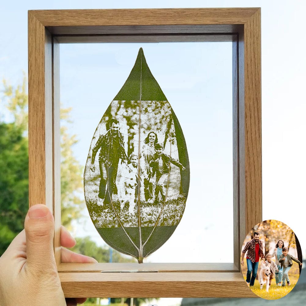 Personalized Leaf Bookmark Custom Leaf Carving Bookmarks Gift for Family