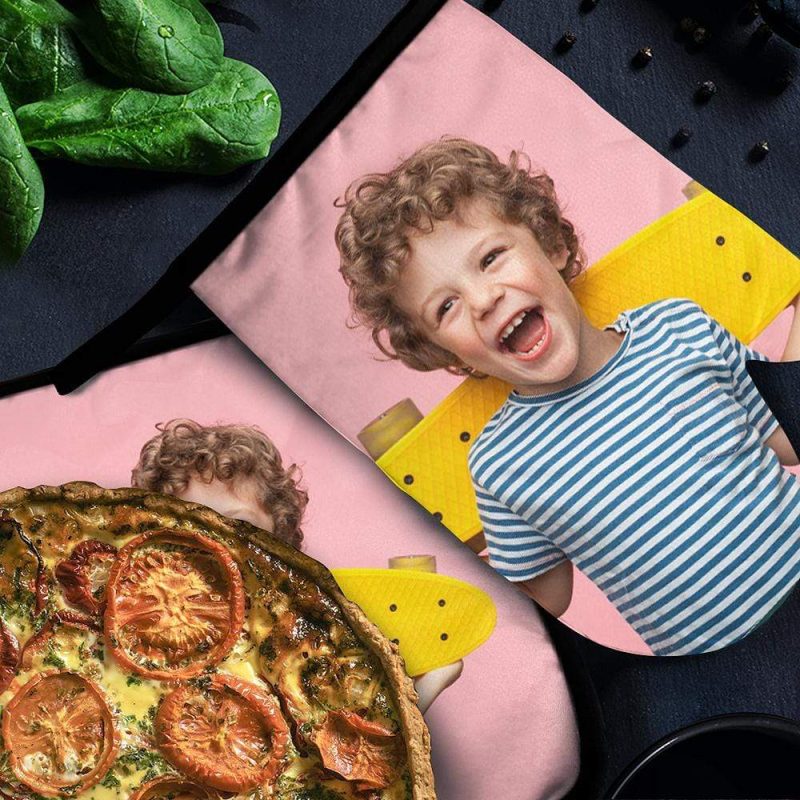 Personalized Pot Holders Oven Mitts Set Baking Set Kitchen Gift