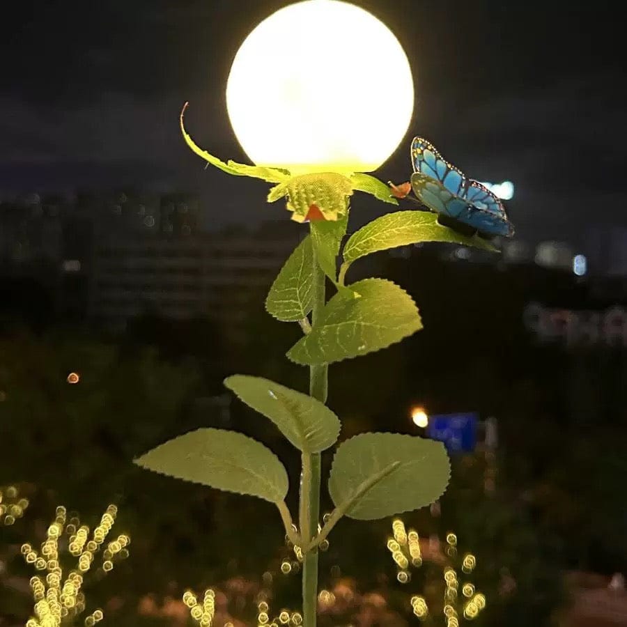 Pick The Moon for Her Creative Butterfly Moon Lamp Flower Romantic Moon Flower Valentine's Day Gifts for Couples