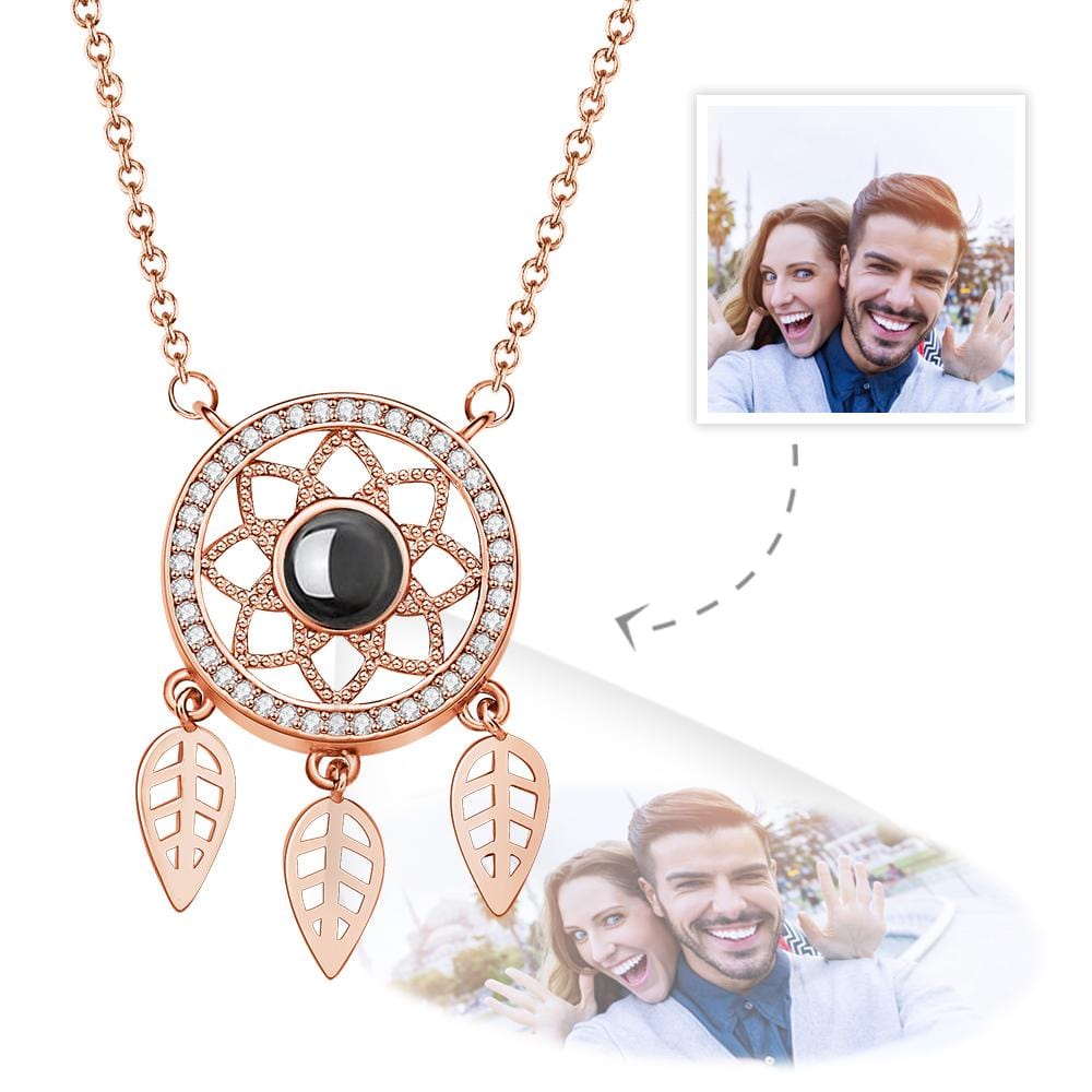 Custom Projection Necklace Custom Photo Necklace Gift For Her