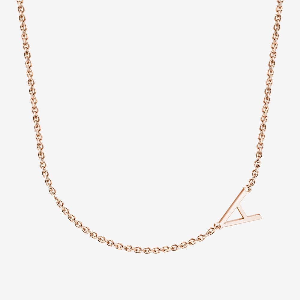 Best Friend Anniversary Gift Initial Name Necklace Personalized Necklace
