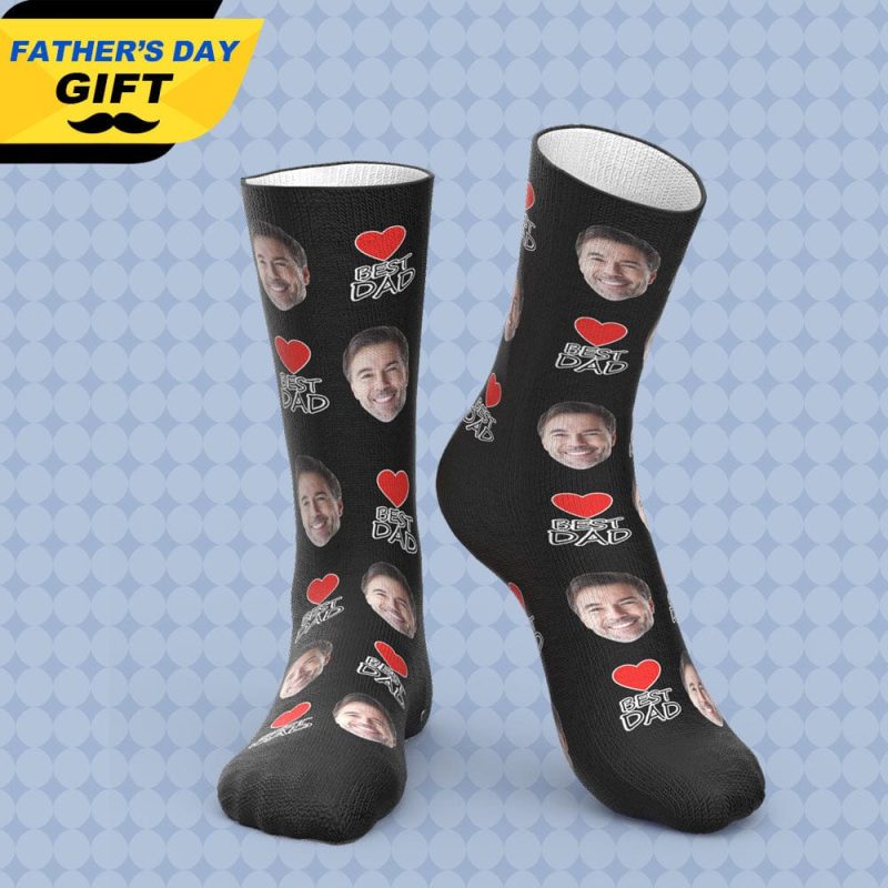 Father’s Day Socks Custom Socks Face Socks Gift For Dad