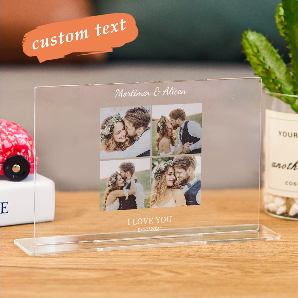 Custom Plaque With Photo Wedding Gift Anniversary Gift for Couple - Image 2
