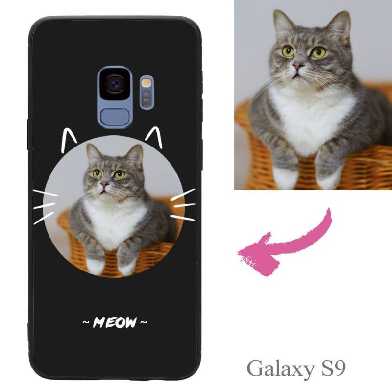 Galaxy S9 Custom Cat Photo Protective Phone Case