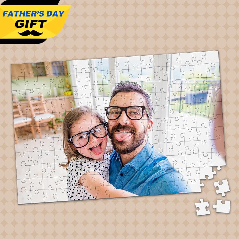 Father's Day Puzzle Personalized Picture Jigsaw Puzzle 1000 Pieces Father's Day Gift