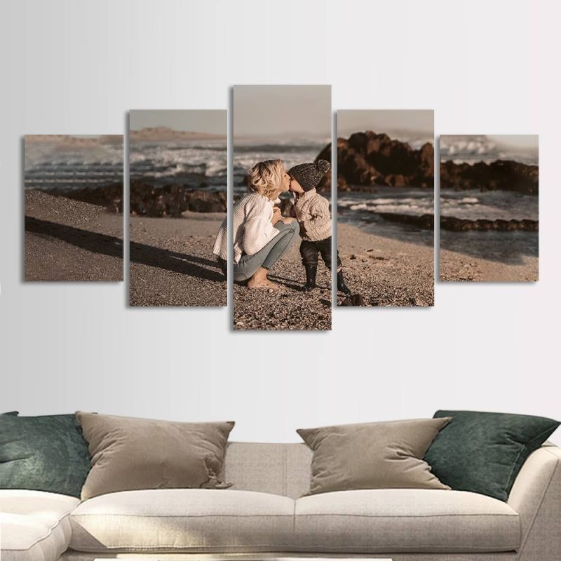 Mother’s Day Gift Personalized Canvas Print Gift For Mom – 5pcs