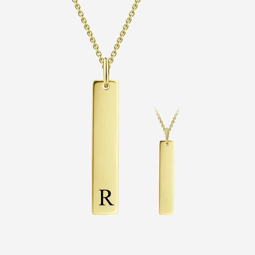 Sympathy Gift of Loss Of Mother Bar Necklace - Image 2