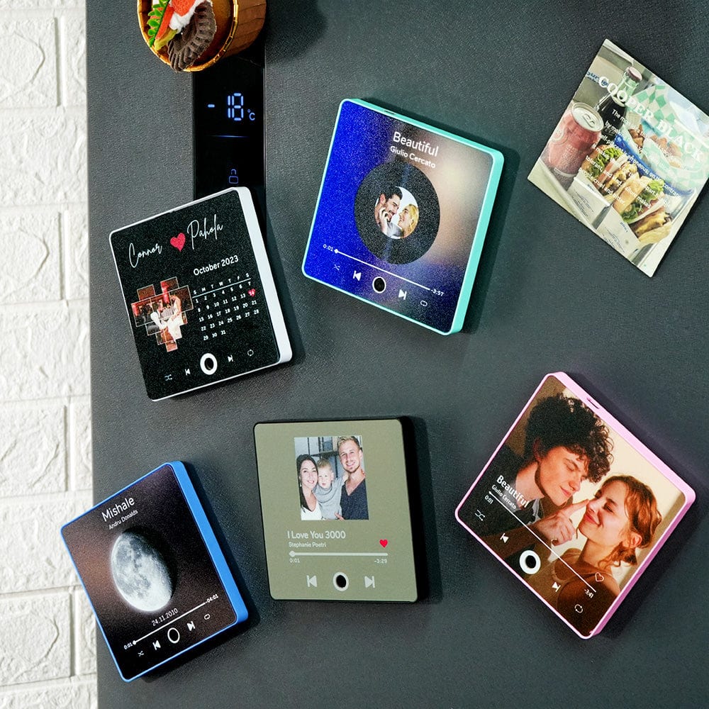 Customized Album Fridge Magnet Personalized Music Fridge Magnet Can Play Songs co