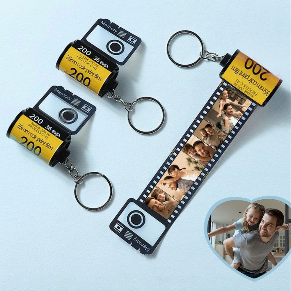 Keychain Camera Roll Keychain Memorial Gifts For Dad Father‘s Day Gift