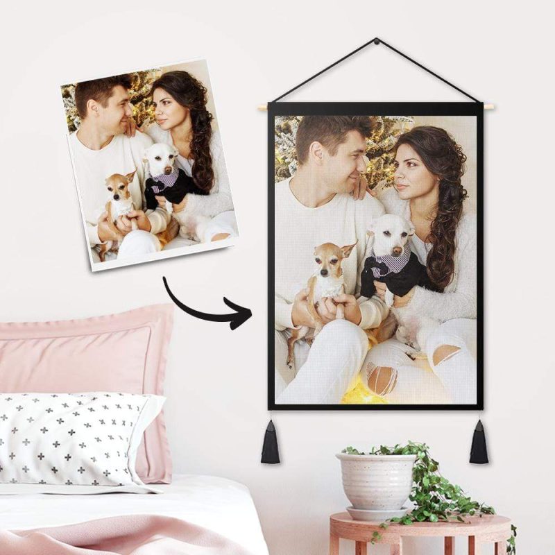 Pet Loss Gift Photo Tapestry Wall Decor Gift For Pet Lovers
