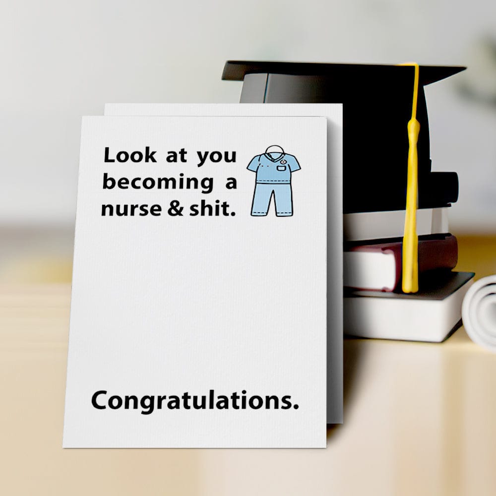 Graduation Congratulations Card Graduation Gifts for Friends Nurse Graduation Card