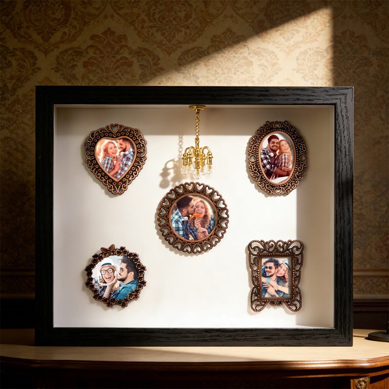 Museum of Us Frame Personalized Photo Couples Gift Cute Miniature Museum Gifts Valentine’s Day Gift