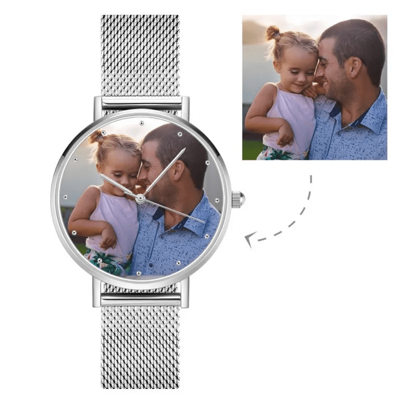 Custom Watch Engraved Photo Watch Best Christmas Gifts for Family
