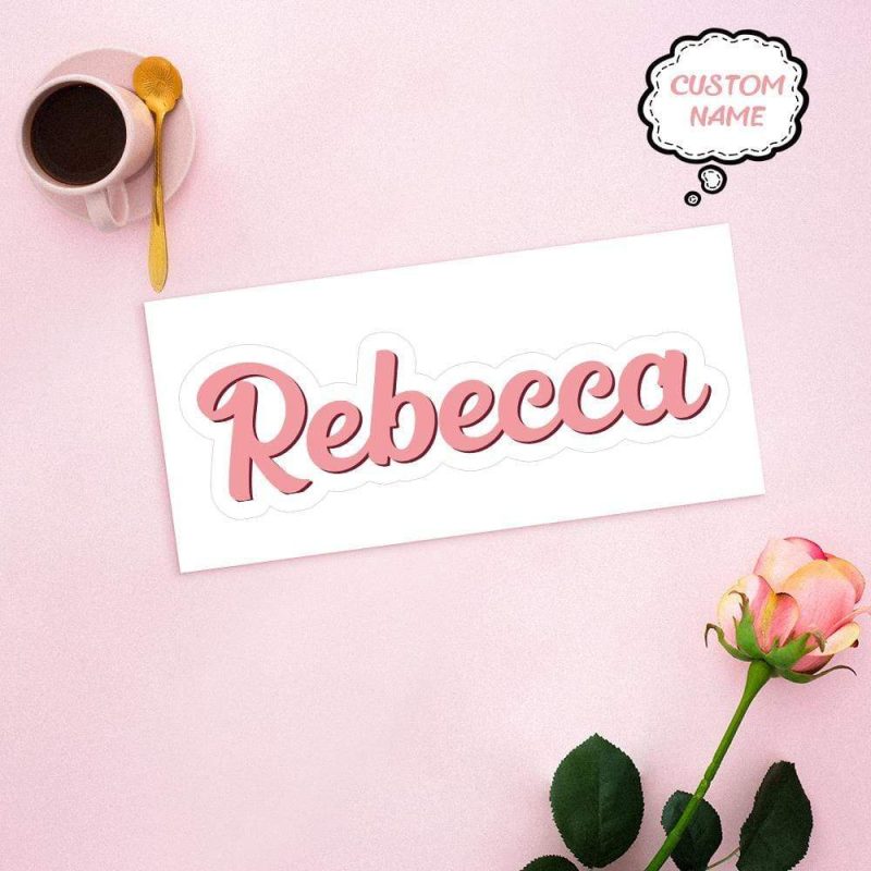 Custom Name Stickers Gifts Custom Stickers