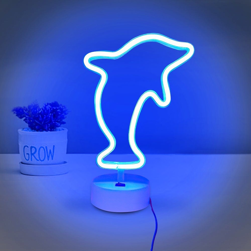 LED Animal Shape Neon Lights Gift For Kids-Dolphin
