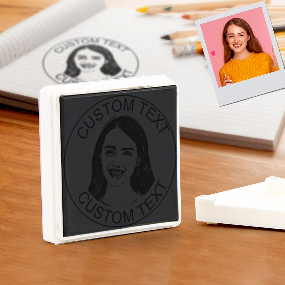 Personalized Face Stamp Custom Portrait Stamps Gifts for Him and Her - Image 2