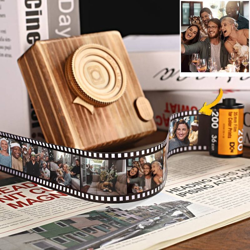 Personalized Multiphoto Colorful Camera Roll Home Decoration For Family