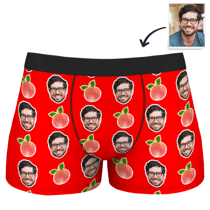 Long Distance Relationship Gift Custom Face Underwear