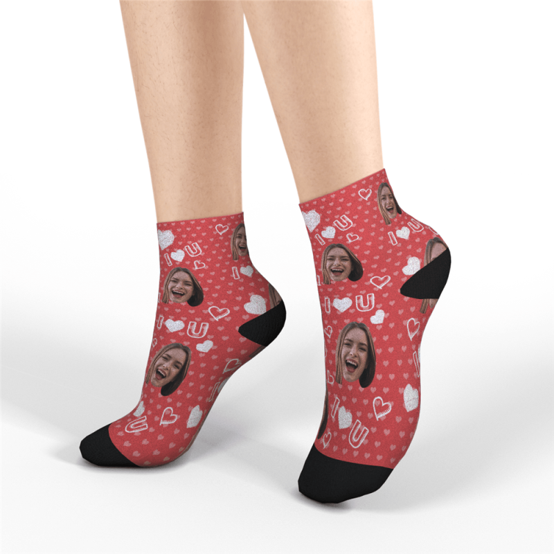 Custom Socks Gift For Valentine’s Day Gifts- “I Love You” Anniversary Gift