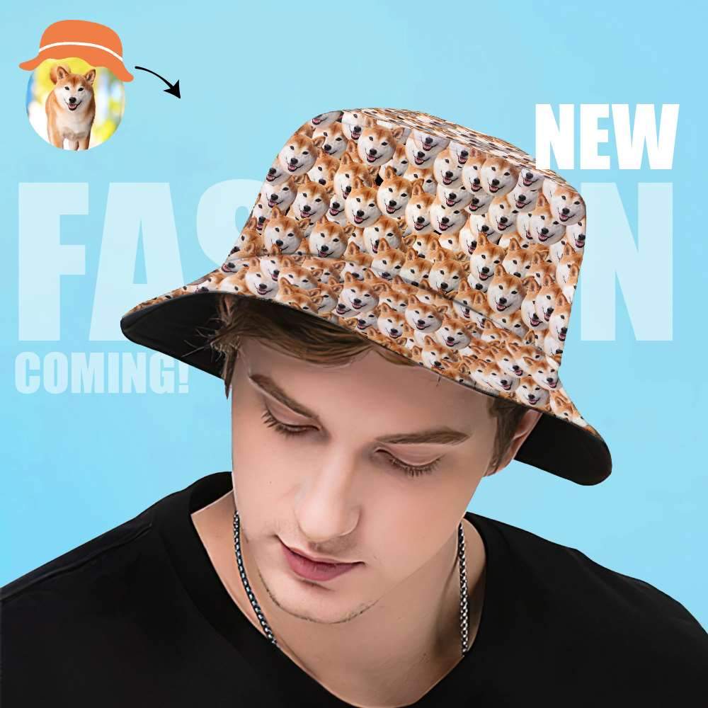 Personalized Photo Hats Custom Face Bucket Hat Personalized Hat No Minimum Face Gifts - Image 2