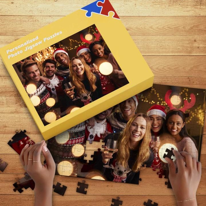 Christmas Gift for Friends Custom Photo Puzzle 35-1000 Pieces