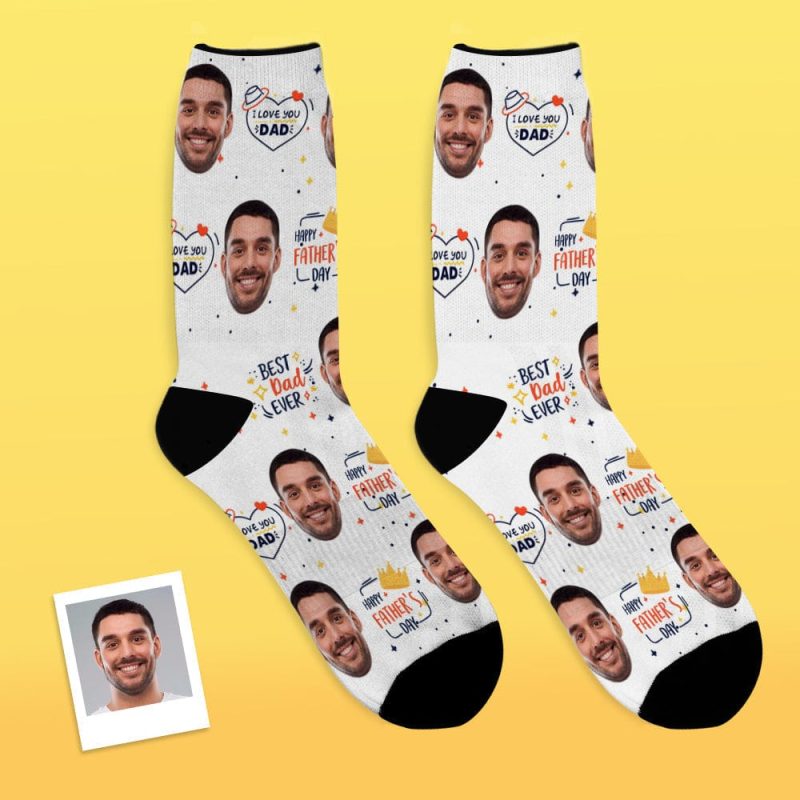 Personalized Socks with Faces Gifts for Dad – Multiple Styles Available Superproduct