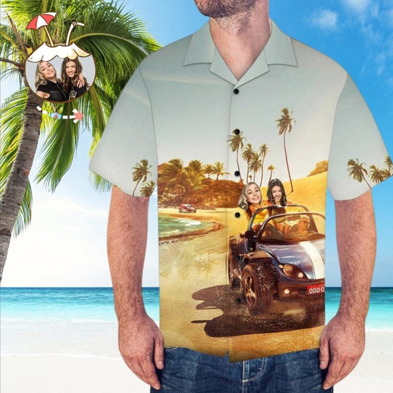 Custom Photo Hawaiian Shirt Summer Gift