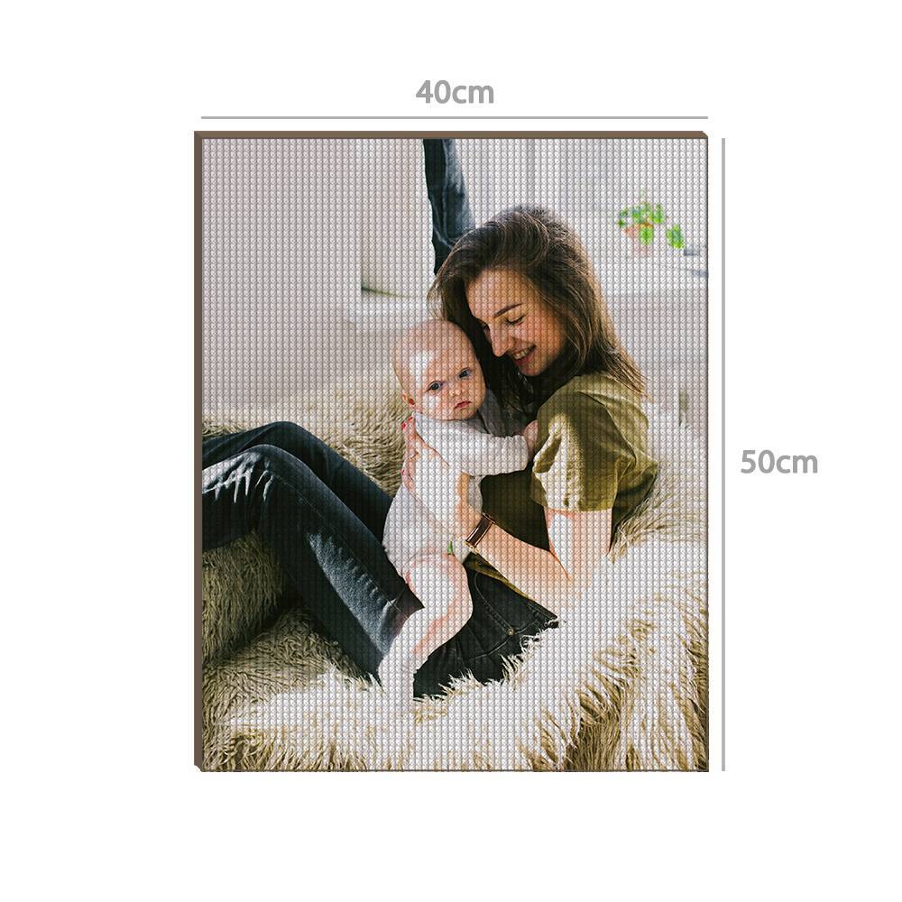 Family Gift Photo Diamond Painting Kits DIY Gift For New Mom - 5 Sizes - Image 2