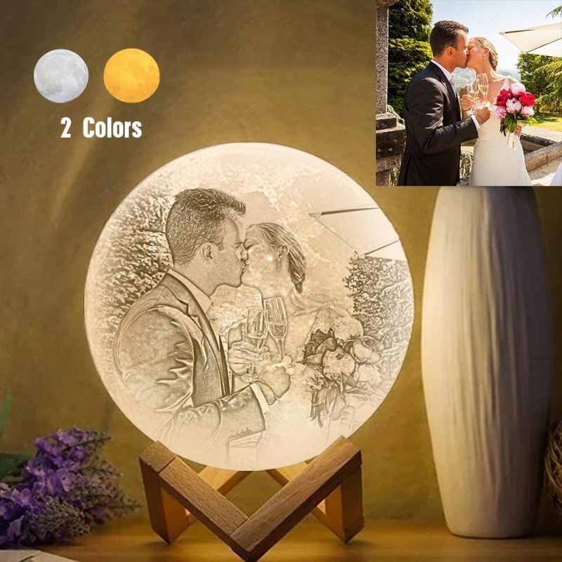 Moon Lamp – Touch Two Colors Valentines Day Gifts Wedding Anniversary Gift