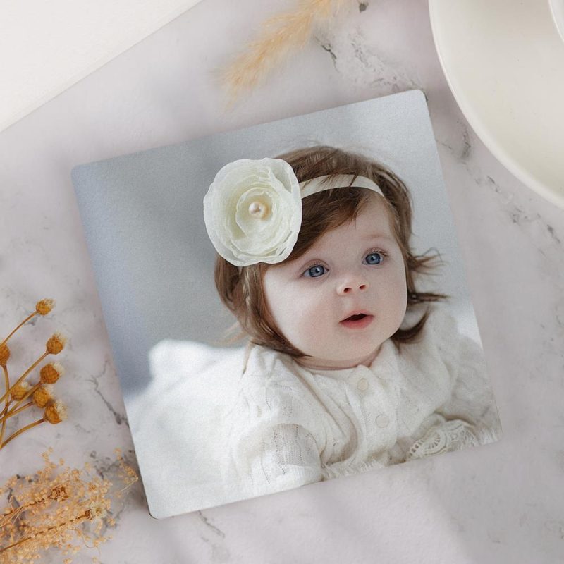 Custom Photo Coaster Gifts for Kids – Square