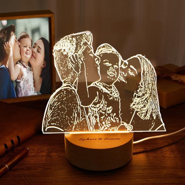 Piuture Night Lights Personalized Night Light Gift For Mother’s Day