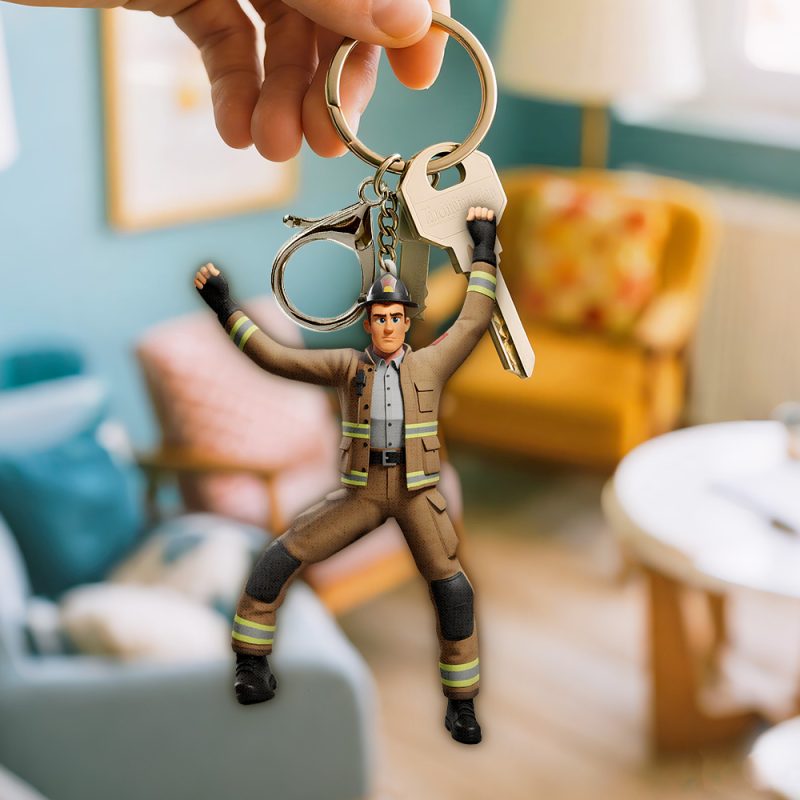 Custom Cartoon Face Twistable Keychain/Bag Charm Personalized Doll Keychain Custom Head-Only Mini Me Hilarious Character for Daily CarryUS