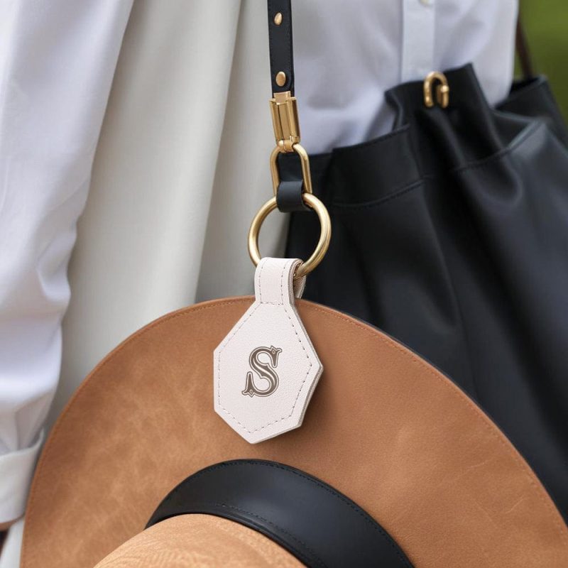 Personalized Leather Magnetic Hat Clip Bags Totes Travel Accessory Gift for Her