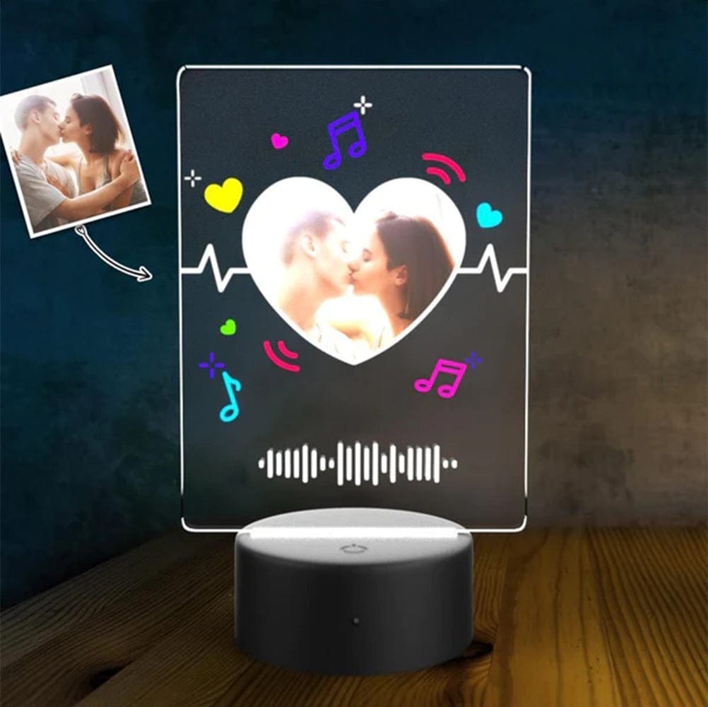 Custom Music Code Night Light with 7 Colors Christmas Day Gifts - Image 2