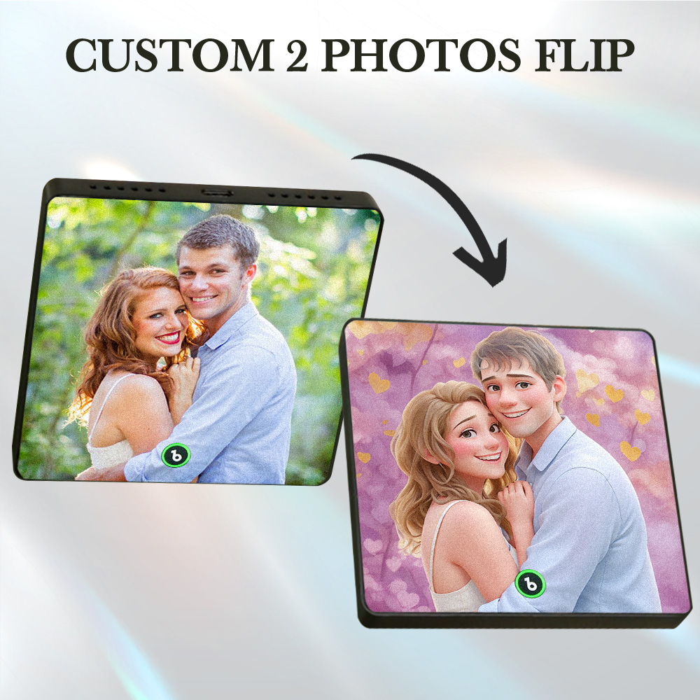 Custom Disney Lenticular Music Fridge Magnet Personalized Portrait Song Playback Gift - Image 2