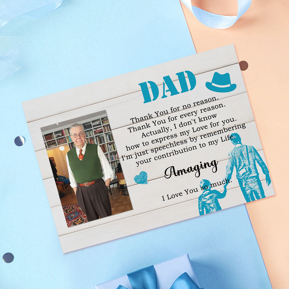 Custom Crochet Doll from Photo Handmade Look alike Dolls Gifts for Dad with Personalized Name Card - Image 2