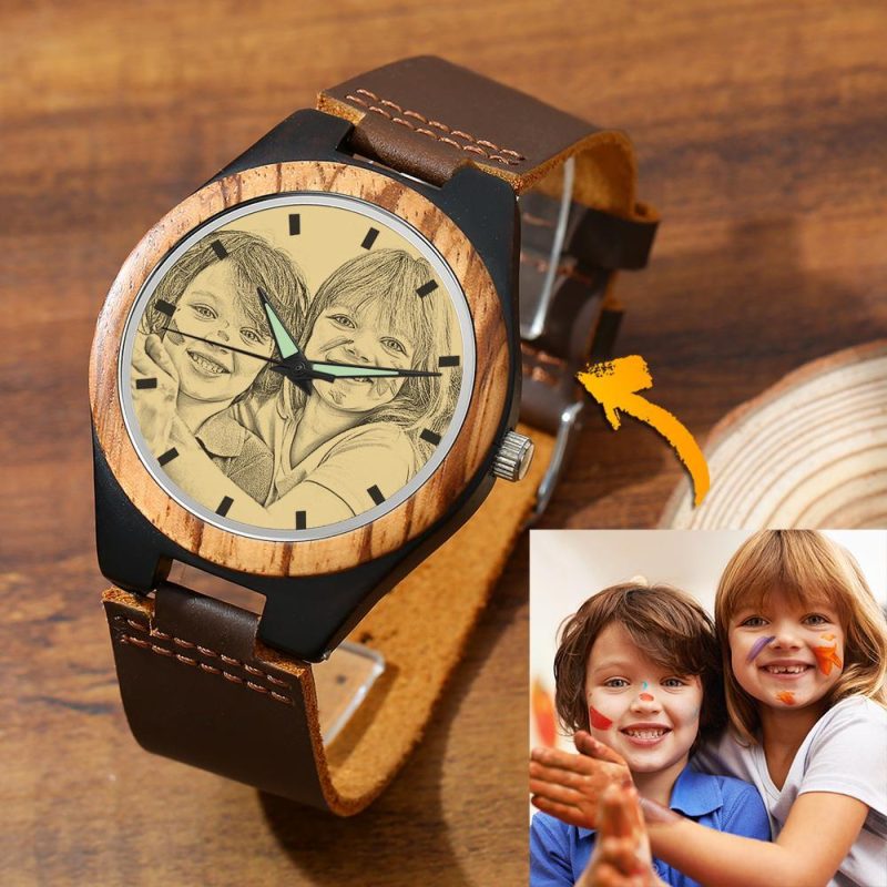Custom Photo Watch Gift For Parents Gift