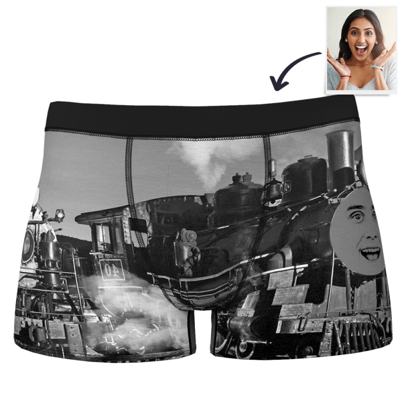 Picture Boxer Shorts Gift For Boyfriend Long Distance Relationship Gift